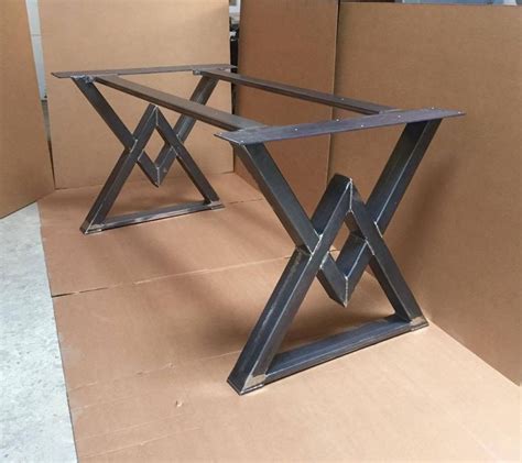 box steel table legs|heavy duty metal table base.